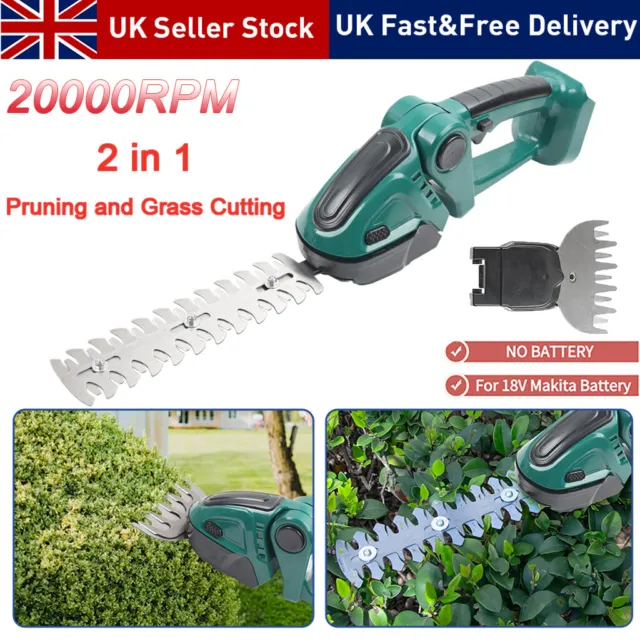 18V Cordless Hedge Trimmer Electric Tree Pruner Trimmer Branch Cutter for Makita