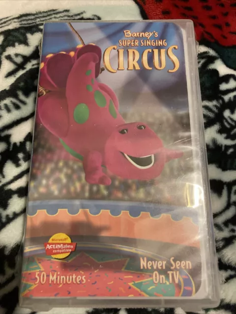 Barney S Super Singing Circus Vhs 2000 Sealed Vhs Tapes Unused 11 Barney S Super Singing Circus Vhs 2000 Sealed Vhs Tapes Unused 11