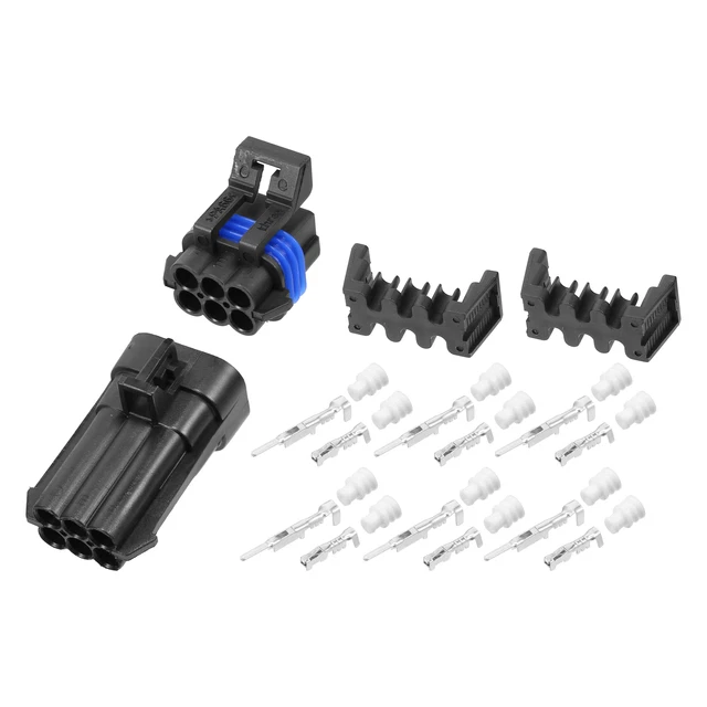 1 Set 6 Pin Maschio Femmina Ossigeno Sensore Accensione Connettore per VW