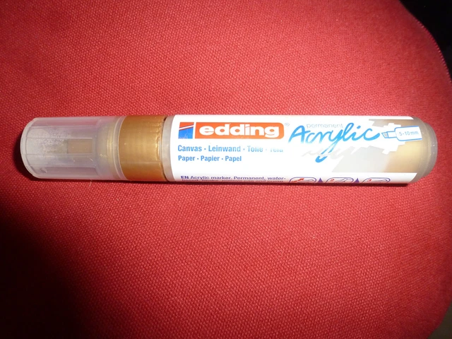 Edding 5000  gold für Leinwand, Canvas, Papier  5 - 10 mm