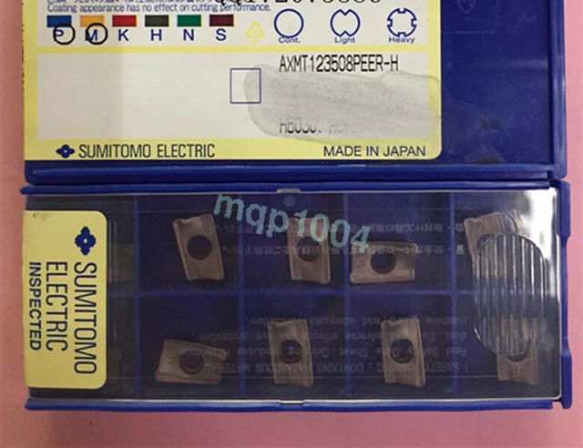 10PCS/Box Sumitomo AXMT123508PEER-H ACP200 Carbide Inserts NEW In Box Cutting