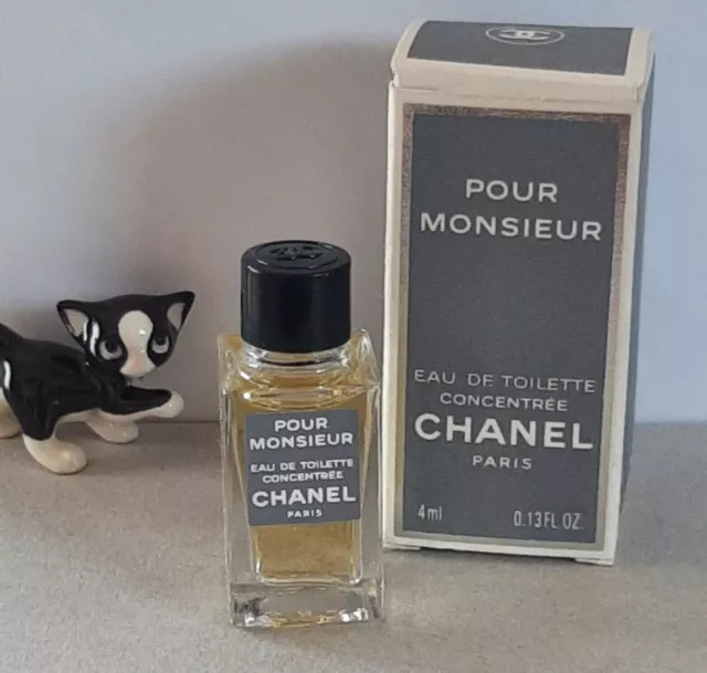 🔵Parfum Miniatur von Chanel POUR MONSIEUR EdT 4 ml in OVP  ~ aus Sammlung🔵