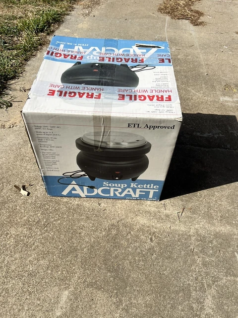 Adcraft Soup Kettle Sk-500w Holds 11.4 Quarts Temp Range 80 F-200 F New