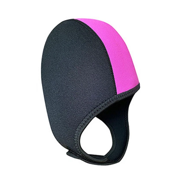 La couleur rouge Bonnet de natation en tissu PU pour adultes