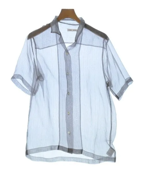 cmMN SWDN Casual Shirt GrayishxBlackxWhite(Stripe Pattern) 2200425705032