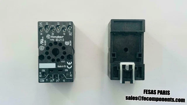 Finder 90.21.0 Presa relè DIN RAIL 11Posizione