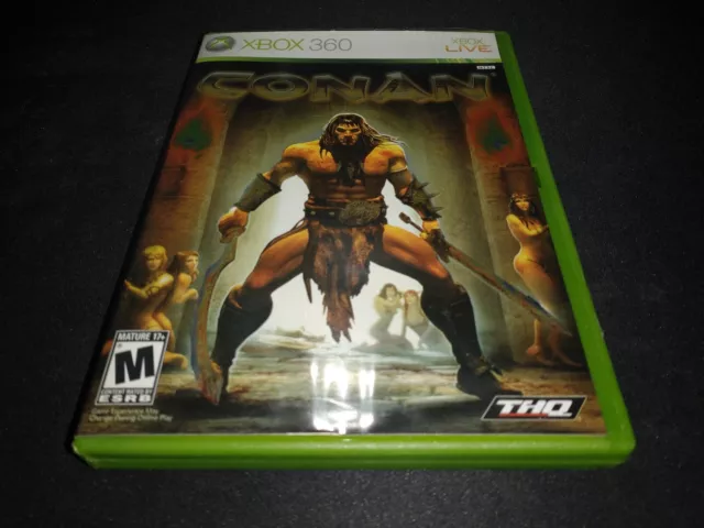 CONAN THE BARBARIAN THQ Microsoft Xbox 360 EX NM condition