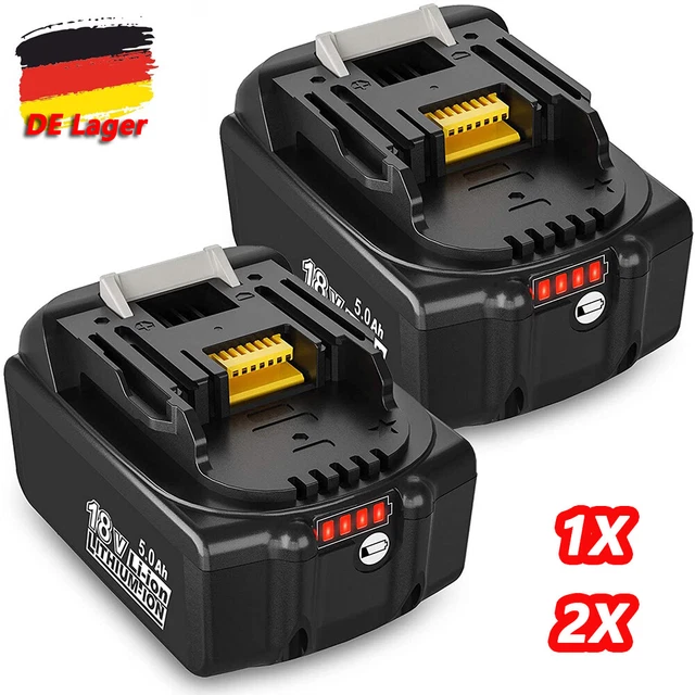 Enegitech 18V 5,0Ah Li-Ion LXT Akku Für Makita BL1850B BL1850 BL1860