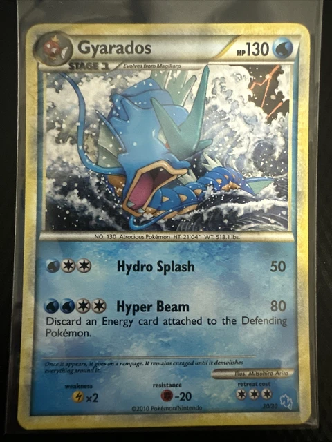 Gyarados 30/30 HOLO - HGSS Trainer Kit: Gyarados & Raichu Pokemon TCG 2010