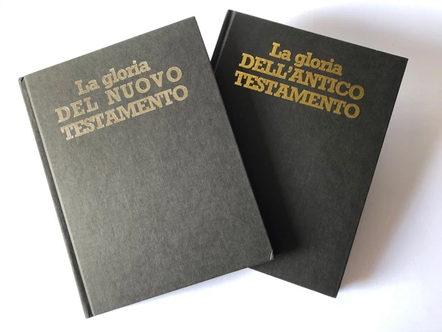 Nuovo E Antico Testamento LA GLORIA DELL'ANTICO e Nuovo Testamento + lettera originale Quaresima
