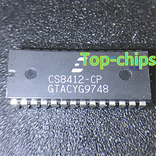 1Pcs Cirrus Logic Cs8412-Cp Cs8412Cp Dip-28 Audio Interface Receiver Ic