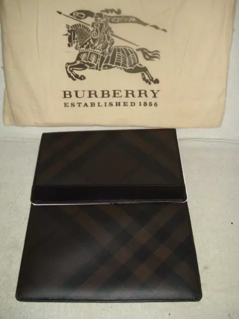 100% Authentic Burberry Ipad Tablet Brown Check Slipcase Cover Case