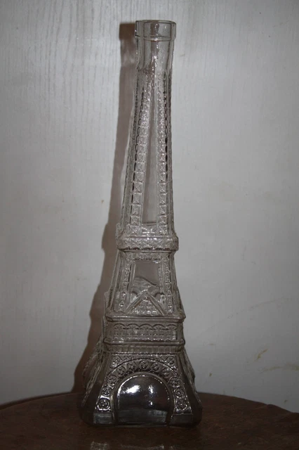 Flacon en verre 200 ml « Tour Eiffel », ouverture : bouchon en liège | 200,00 | transparent