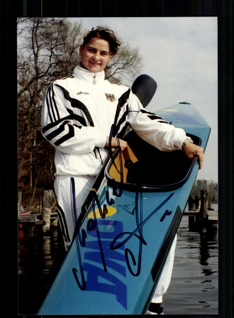 Manuela Mucke Foto Original Signiert Kanu + A 228088