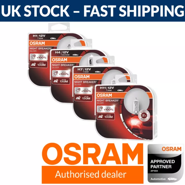 Pack de 2 Ampoules H1 Osram Night Breaker Laser +150%