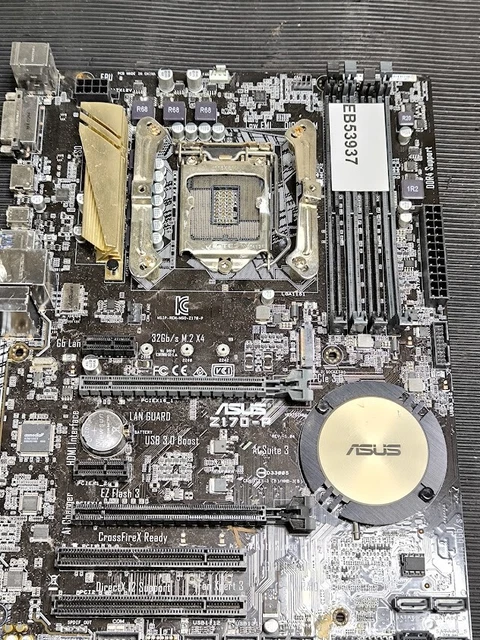 ASUS Z170-P MOTHERBOARD - Broken, No I/O Shield, Parts £6.50 - PicClick UK
