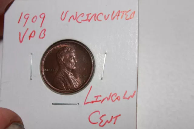 1909-Vdb         Unc+++      Lincoln Cent
