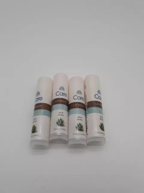 new sealed Avon Care Veilment Aloe lip balm chapstick - lot of 4