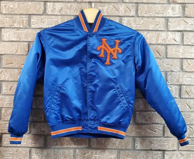 Starter New York Mets Vintage Satin Jacket Men Size Large MLB Baseball USA Made