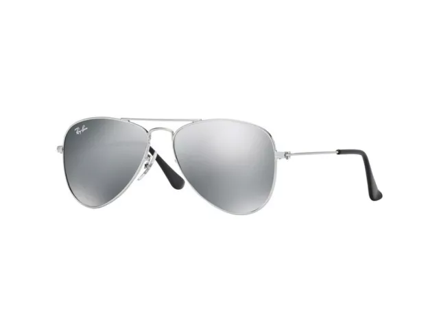 Sonnenbrille Ray-Ban Authentic RJ9506S Junior Aviator Silber Spiegel 212/6G