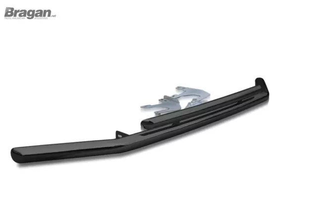 Double Spoiler Bar To Fit Ford Ranger 2012 - 2016 Front Bumper Chin Nudge BLACK