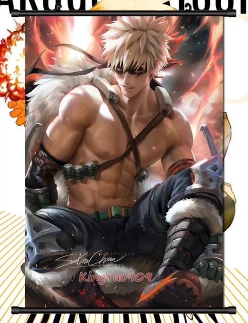 Poster World Anime Boys Katsuki Bakugou Blond Hair Muscles Hd Matte Finish  Paper Poster Print 12 x 18 Inch (Multicolor) PW-15246 : : Home &  Kitchen