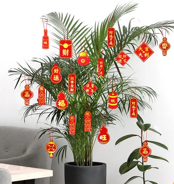 Chinese New Year Decorations Chinese Knot Pendant Red Hanging Ornaments, Red Chi