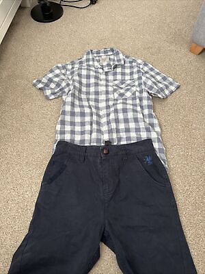 Boys Next Shirt and Trouser Blue Outfit age 12 - ideal for wedding or party
