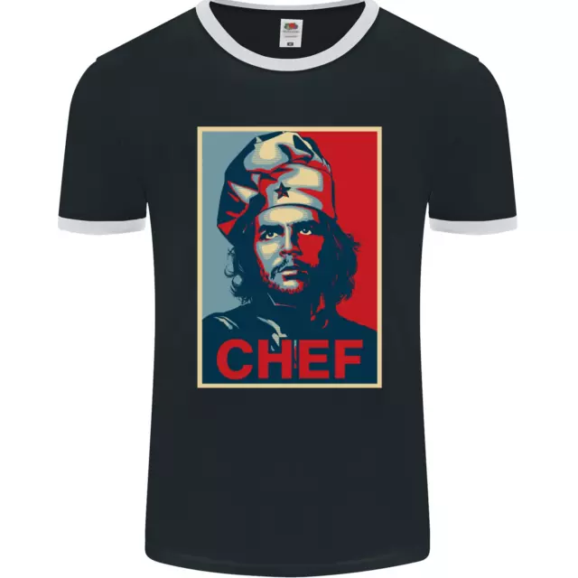 Che Chef Cooking Cook BBQ Funny Mens Ringer T-Shirt FotL