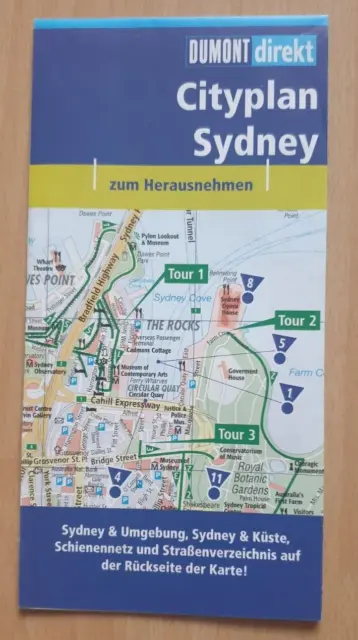 * Cityplan - Stadtplan von Sydney + Umgebung / 1:15.000 / Klein + Handlich *