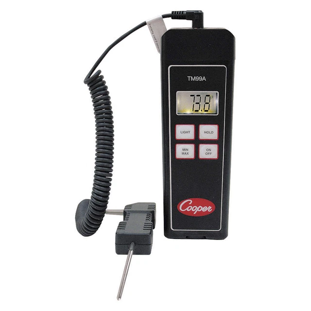 COOPER ATKINS TM99A Thermistor Thermometer, Phone Plug