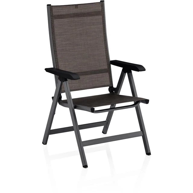KETTLER Multipositionssessel Base - Klappbarer Gartenstuhl Aluminium Bronze
