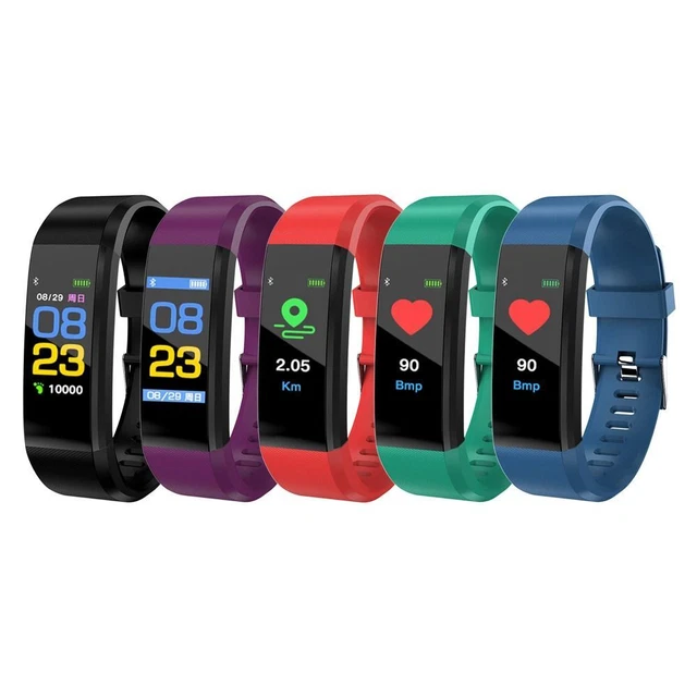 Fitness tracker digital sales sports bluetooth smart watch