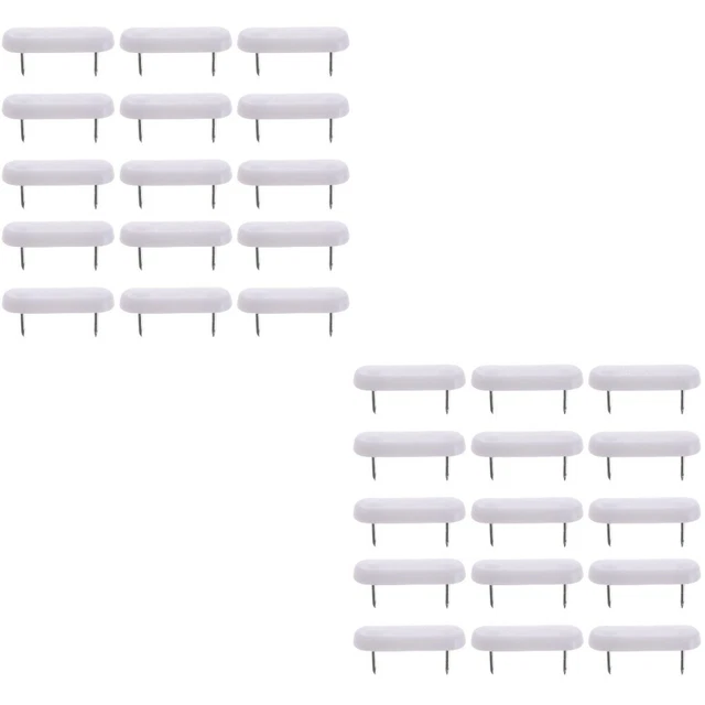 2 PCS FURNITURE Feet Nails Chair Glide Double Holder Couch Foot Rest