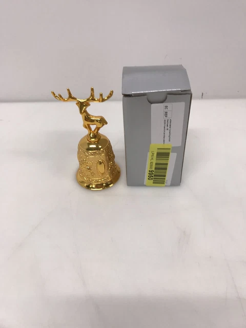 EKKONG Festliche Weihnachtsglocke - Vintage - Gold