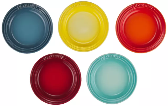 Le Creuset Placa Mini Redondo Rainbow Conjunto De 5 Piezas Heat & Frío