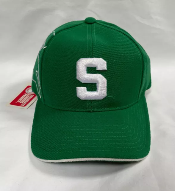 Michigan State University Spartans MSU Vintage Hat Cap Green Shirt Jersey New