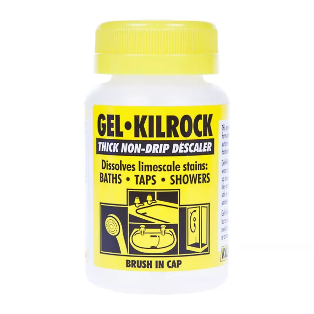 KILROCK Gel Descaler 160ml for Ceramics & Plastic