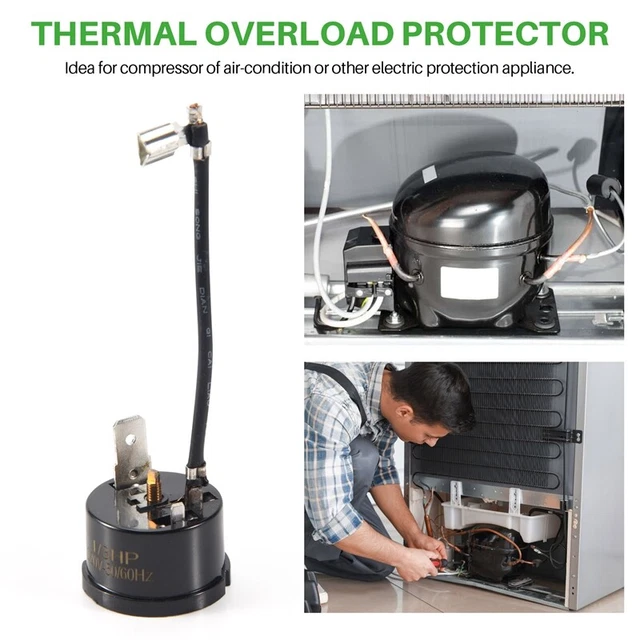 COMPRESSOR THERMAL OVERLOAD Protector for Hx1/3HP Refrigerator O4O92278 ...