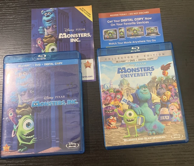 LOT 2 MONSTERS, Inc. University Disney Pixar Blu-ray Discs ONLY £11.36 ...