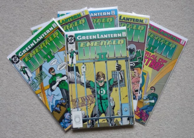 Green Lantern Emerald Dawn II #1, #2, #3, #4, #5 & #6 Complete FN/VFN (1991) DC