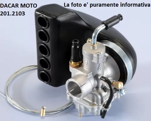 201.2103 Carburateur POLINI CP D.21 PRIM.ET3 C.Filtre Vespa 125 Pk