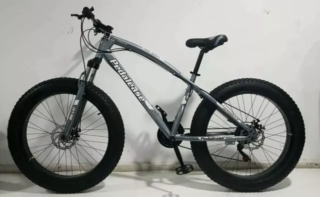 26" PedalEase Big Cat Fat Bike G MTB Snow Beach front suspension,disc brake 21sp