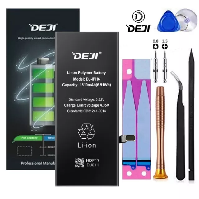 iPhone 6 Battery 1810mAh DEJI® Premium High Quality Replacement OEM + Tool Kit