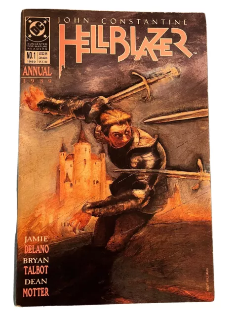 Hellblazer Annual #1 Comic Book 1989 VF DC Comics John Constantine