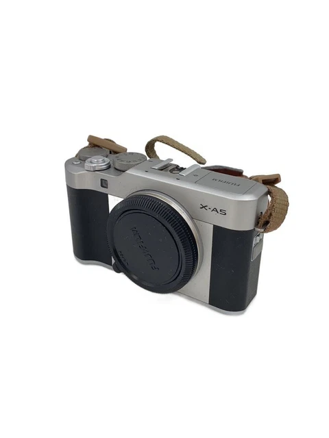 FUJIFILM MIRRORLESS DIGITAL Camera DSLR X-A5 Lens Kit Silver Used