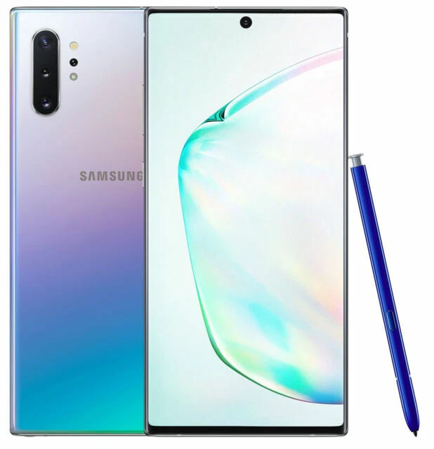 Samsung Galaxy Note10+ Plus SM-N975F/DS  256GB - Aura Glow Boxed (Unlocked) Mint