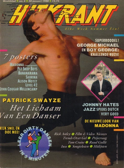 Hitkrant 1988 # 04 - Patrick Swayze(Cover)/Madonna(Poster)/Inxs/Pet Shop Boys