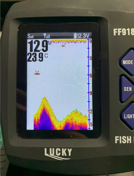 Lucky Ff918C Wireless Sonar Colour Fish Finder For Lake Reaper Bait Boats 3