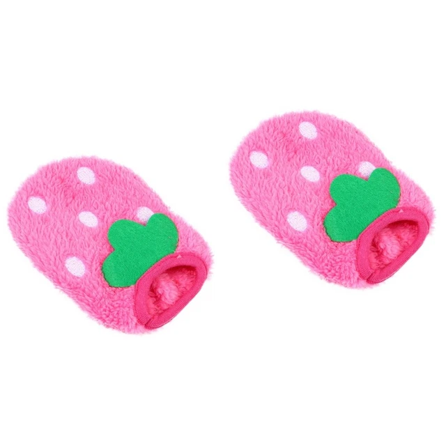 2pcs inverno in pile coniglietto Guinea Pig Abbigliamento Piccolo abbigliamento